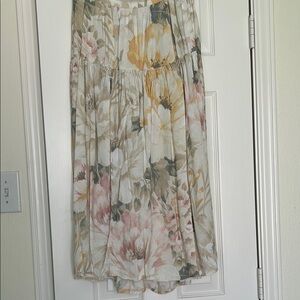 Floral Midi Skirt